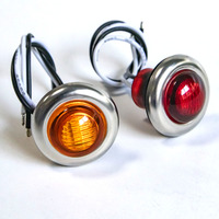 0.06W Motorcycle LED Turn Signal Light Amber Indicator Flasher Blinker